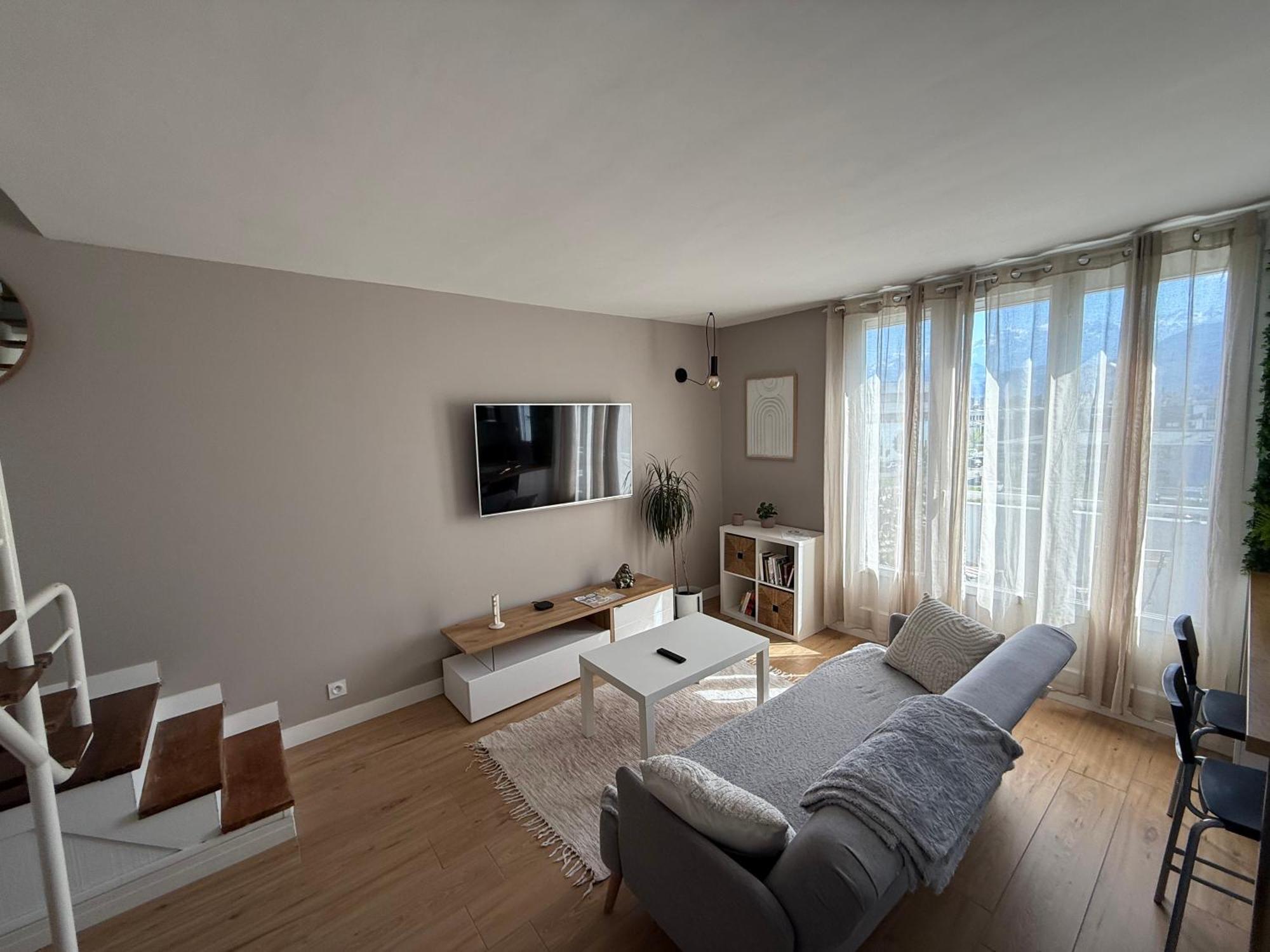 Superbe Duplex Avec Parking Gratuit Apartamento Grenoble Exterior foto